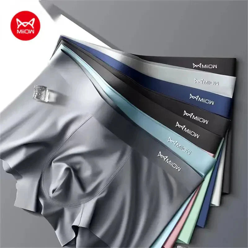 Breathable Ice Silk Men's Underwear (Pack of 7)