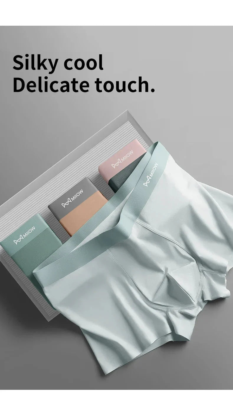 Breathable Ice Silk Men's Underwear (Pack of 7)