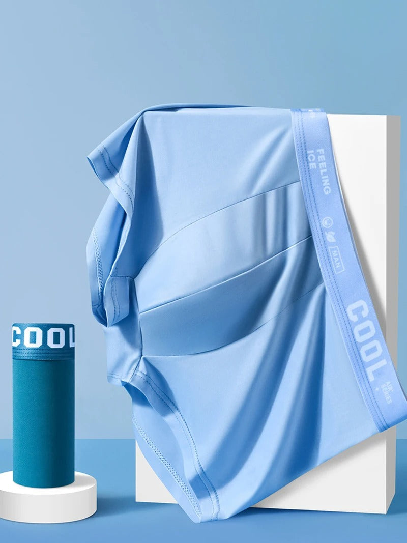 Limited Men's Ice Silk 3A Antibacterial Breathable Boxer (Pack of 7)
