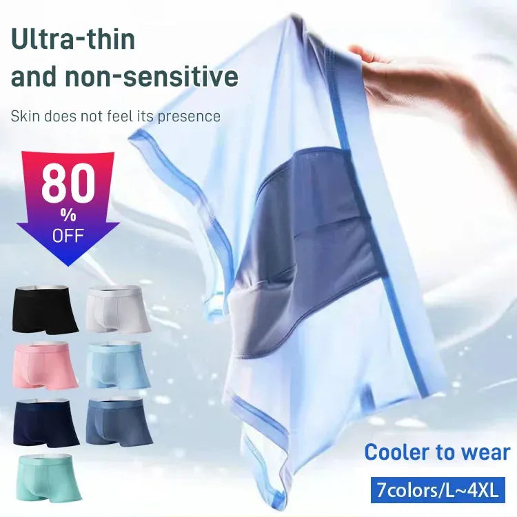 Men's Breathable Ice Silk Underwear (Pack of 7)