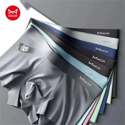 Breathable Ice Silk Men's Underwear (Pack of 7)