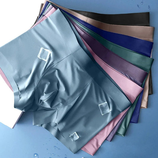 Men's 3A Antibacterial ice silk Underwear (Pack of 7)